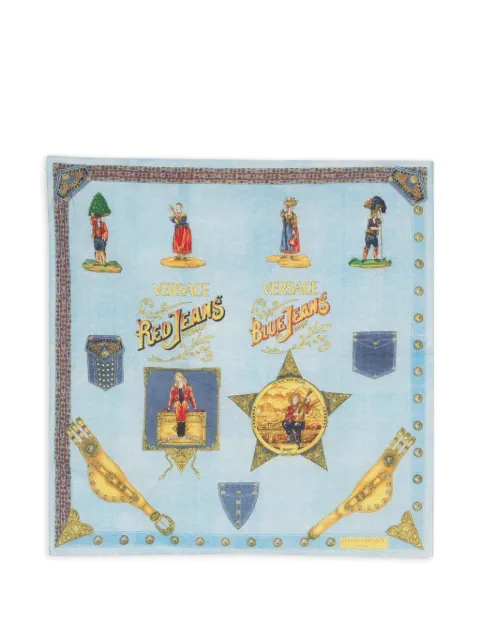 Versace Pre-Owned fular con motivo gráfico
