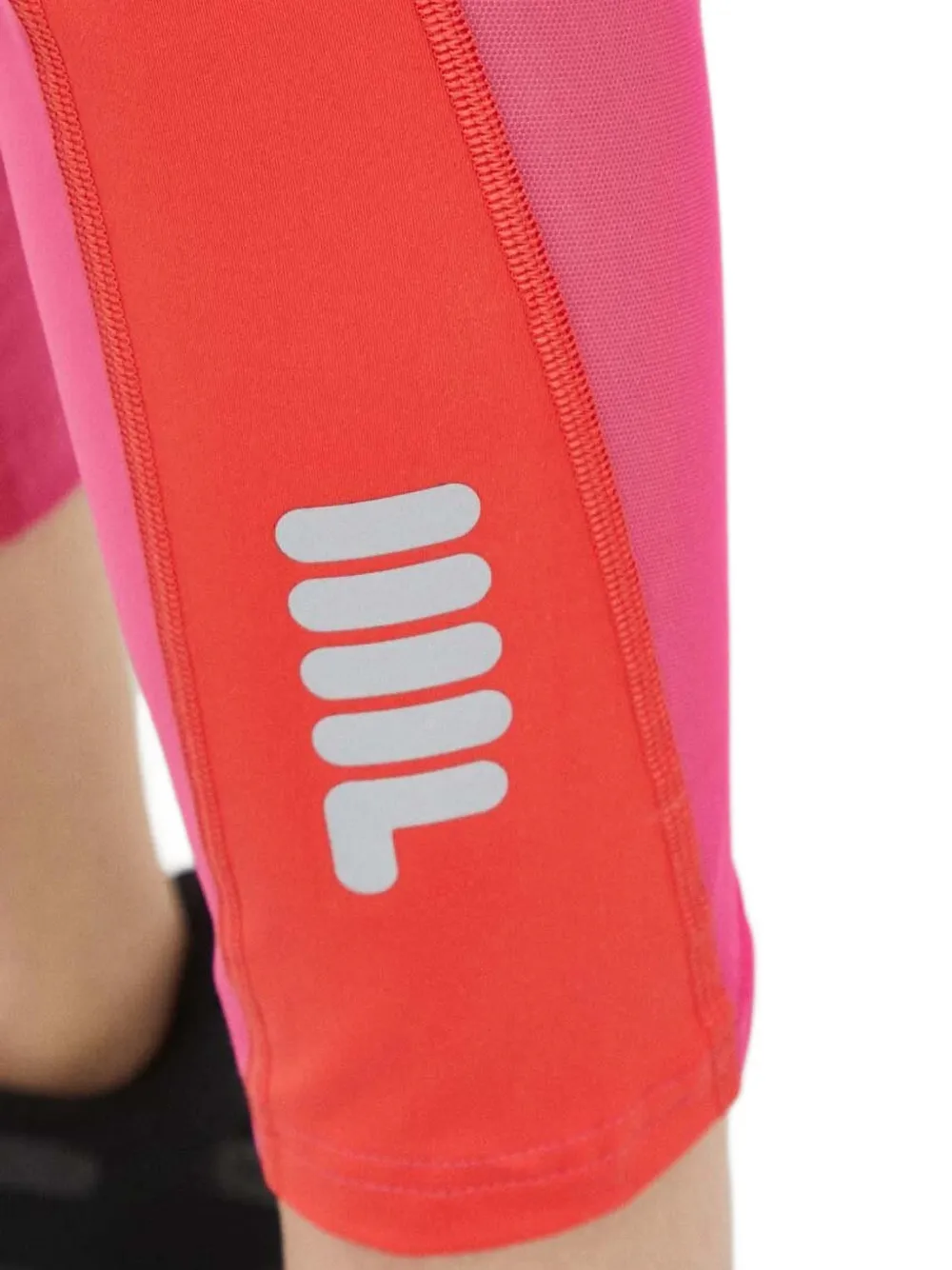Fila Rendon colour-block logo-print leggings Roze