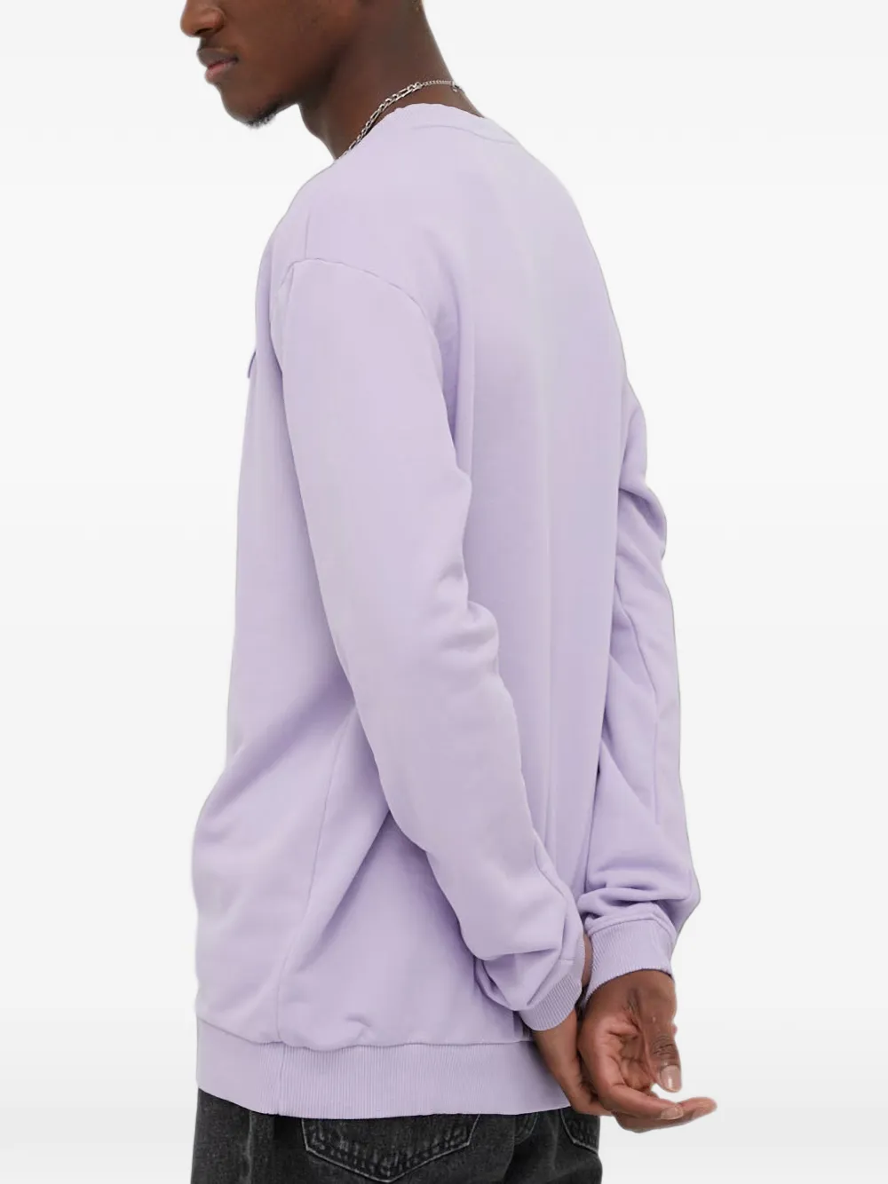 Fila logo-patch sweater Paars