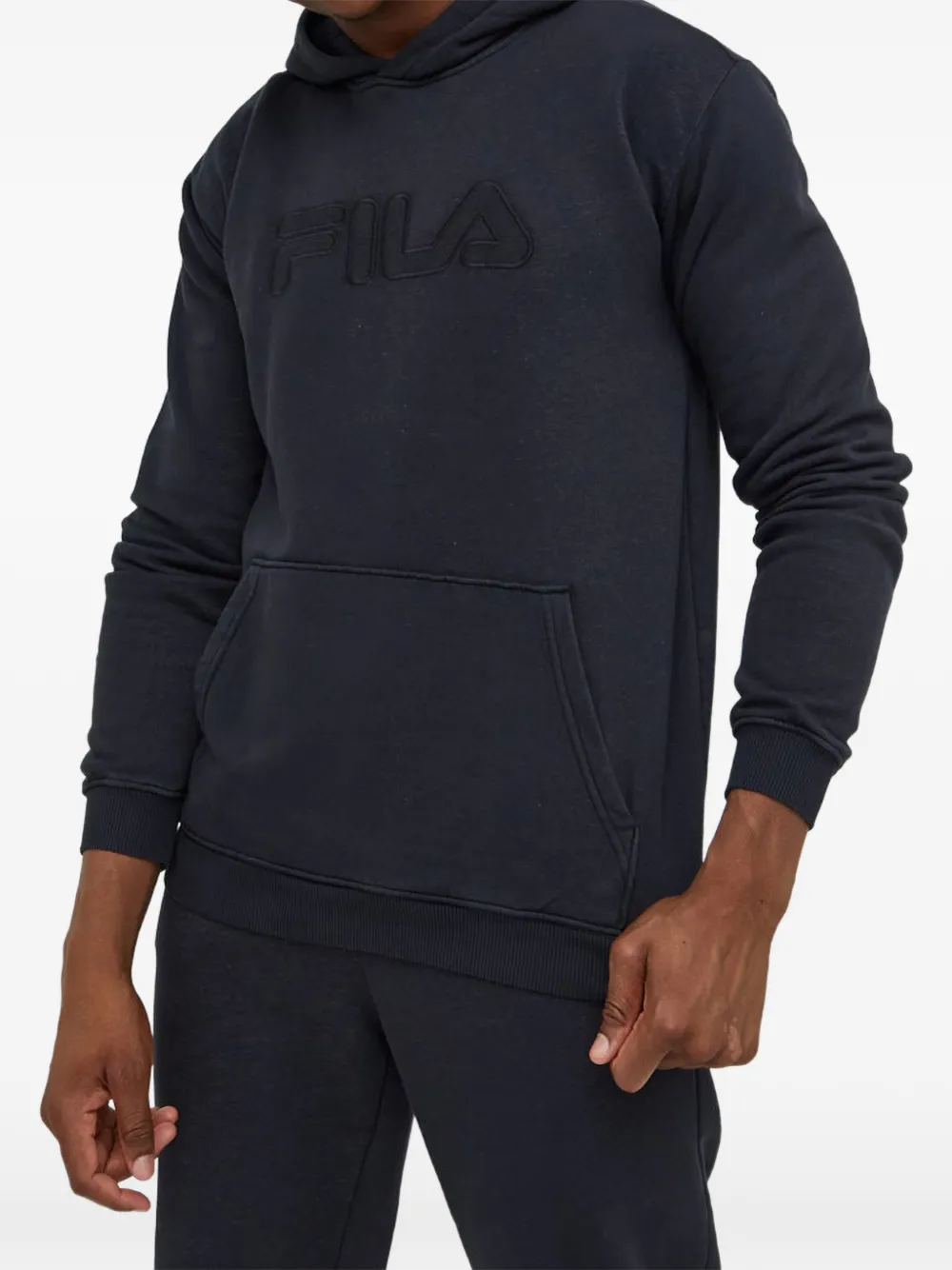 Fila Felpa con logo e cappuccio - Nero