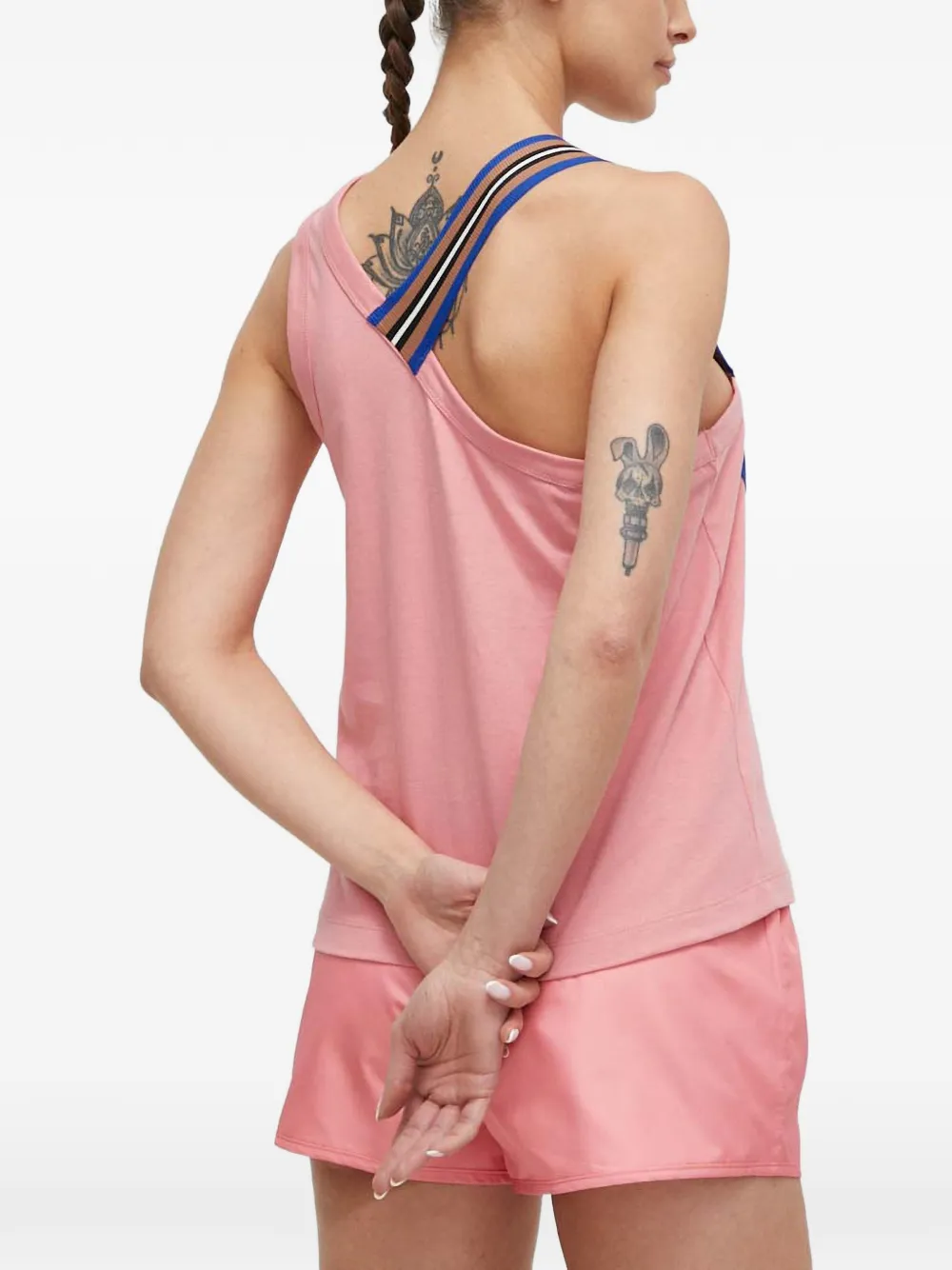 Fila Asymmetrische top met gestreepte afwerking Roze
