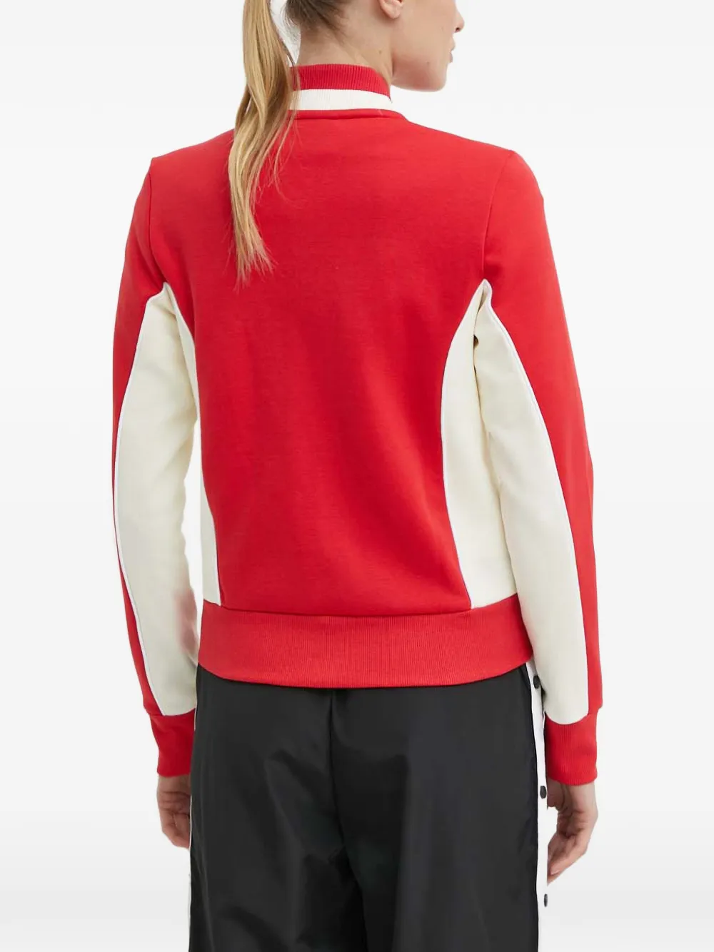 Fila colourblock zip sweatshirt Rood