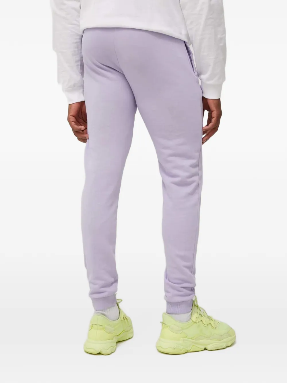 Fila logo-patch track pants Paars