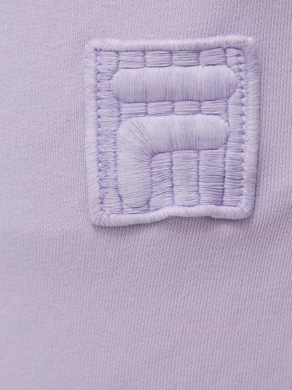 Fila logo-patch track pants Paars