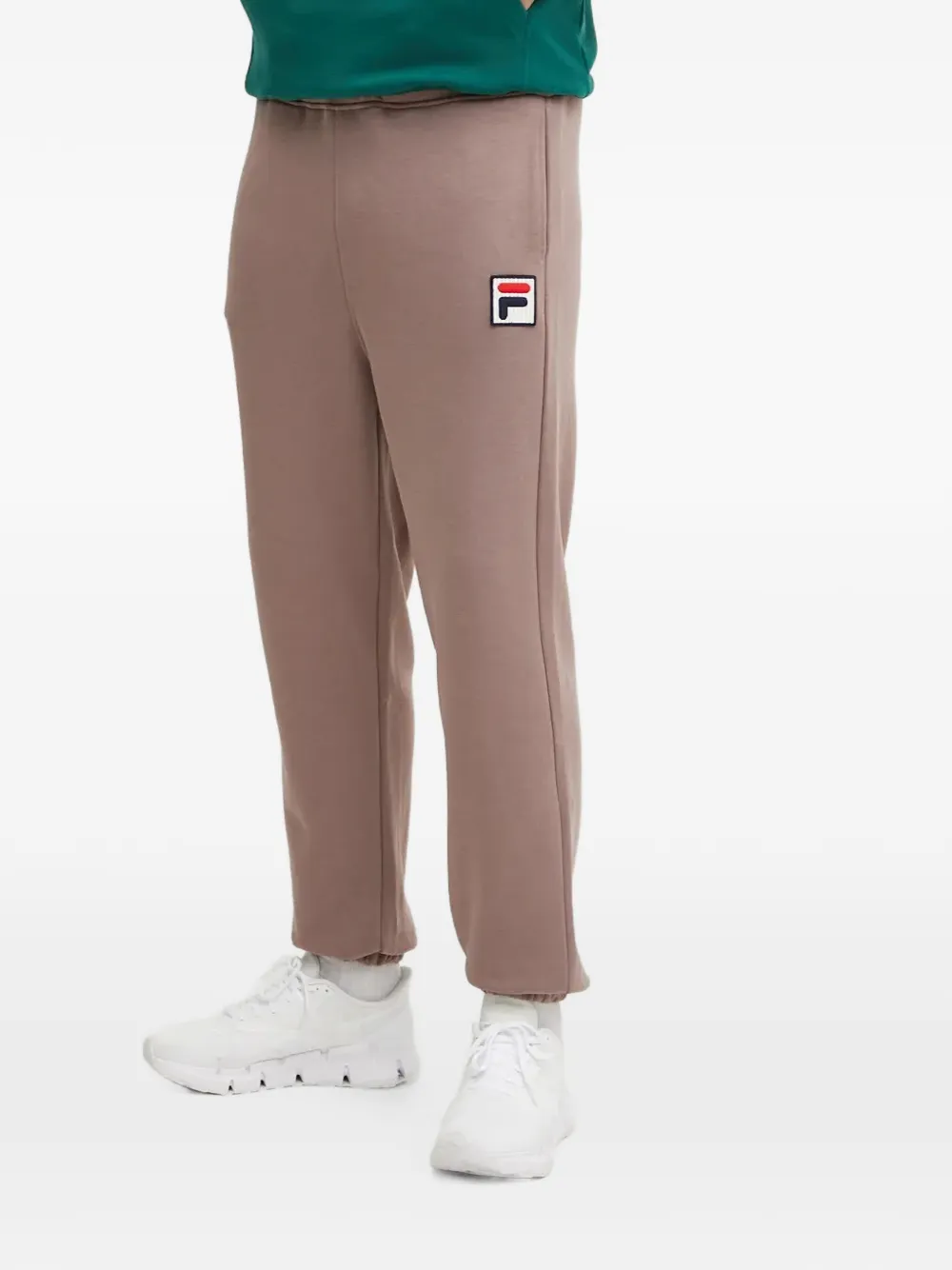 Fila Baydon trainingsbroek met logo-patch Beige