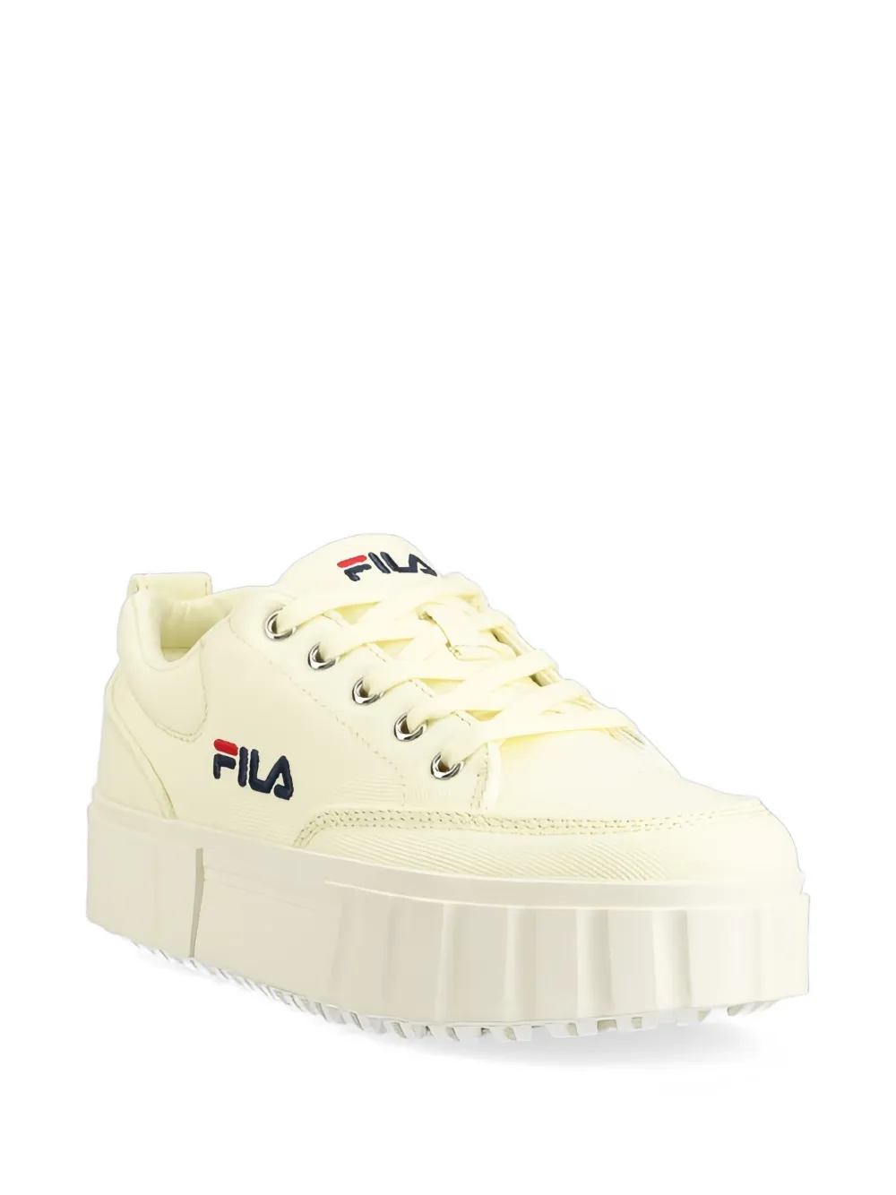 Fila Sneakers met plateauzool en logo Beige
