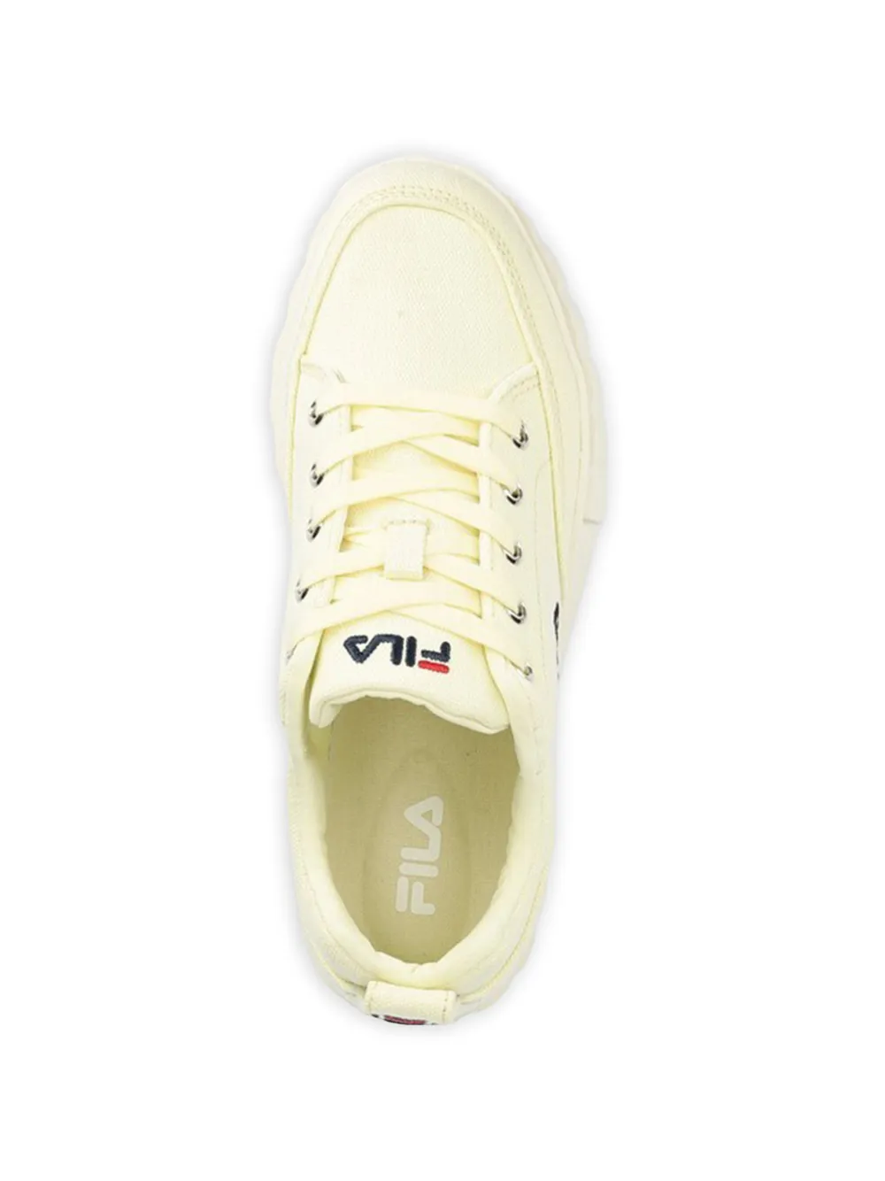 Fila Sneakers met plateauzool en logo Beige