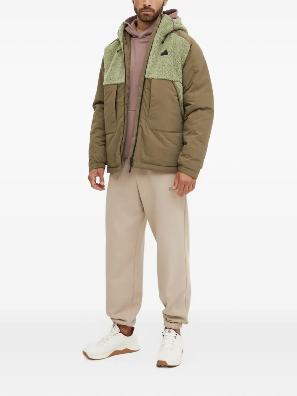 Fila Hoodie met logopatch Bruin