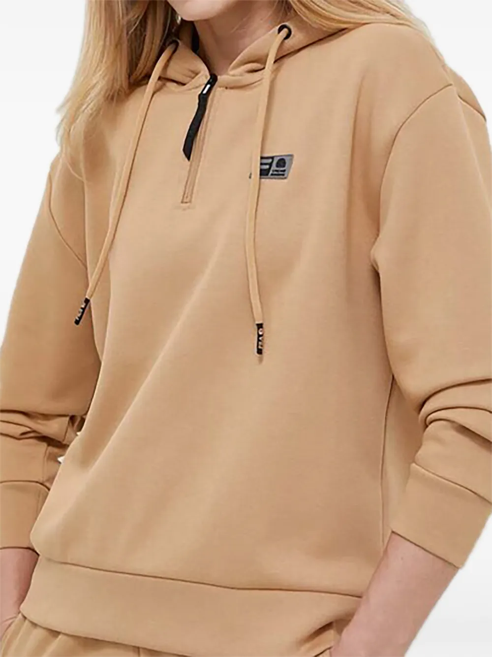 Fila half-zip hoodie - Toni neutri