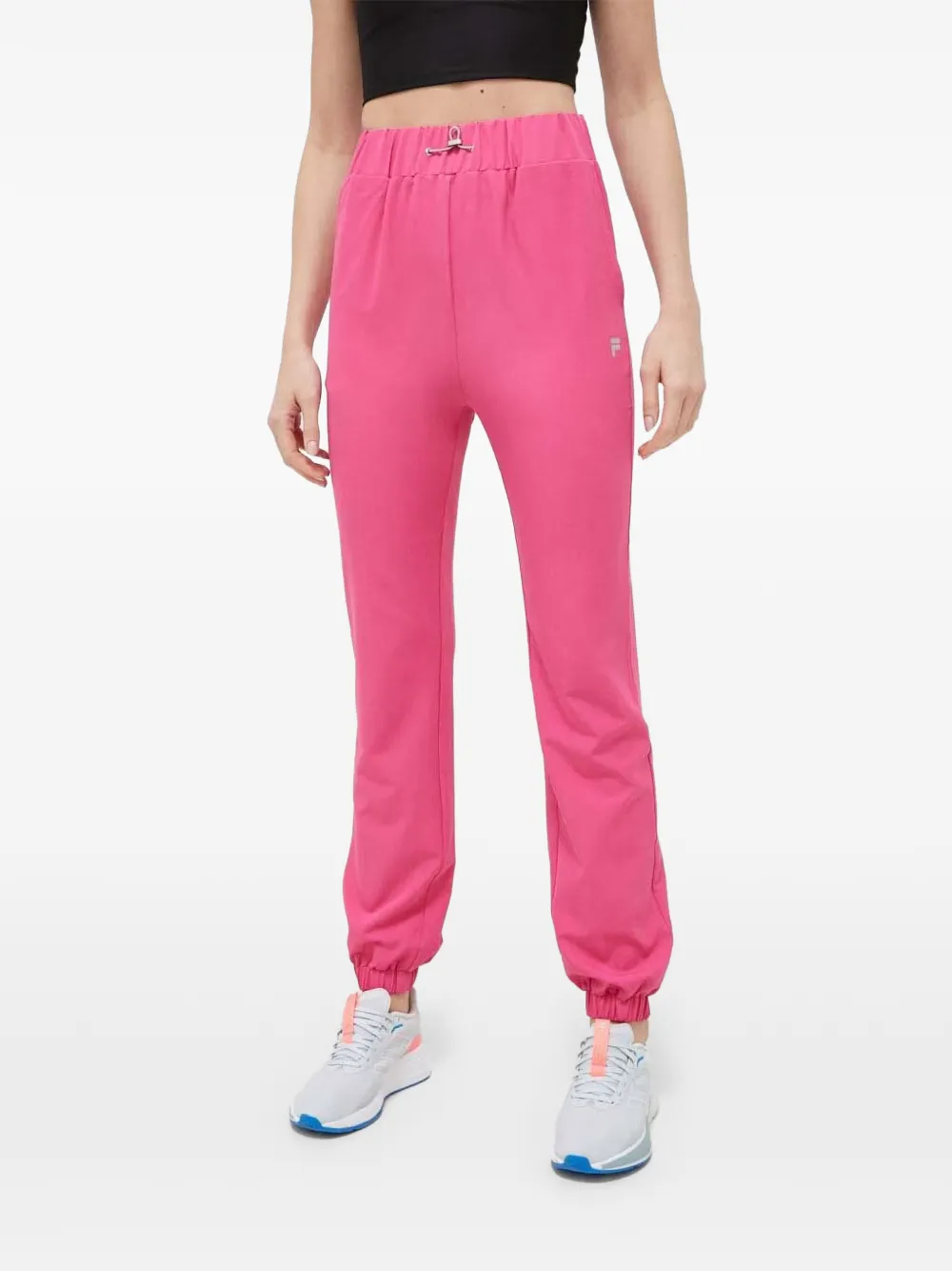 Fila drawstring cuffed trousers - Rosa