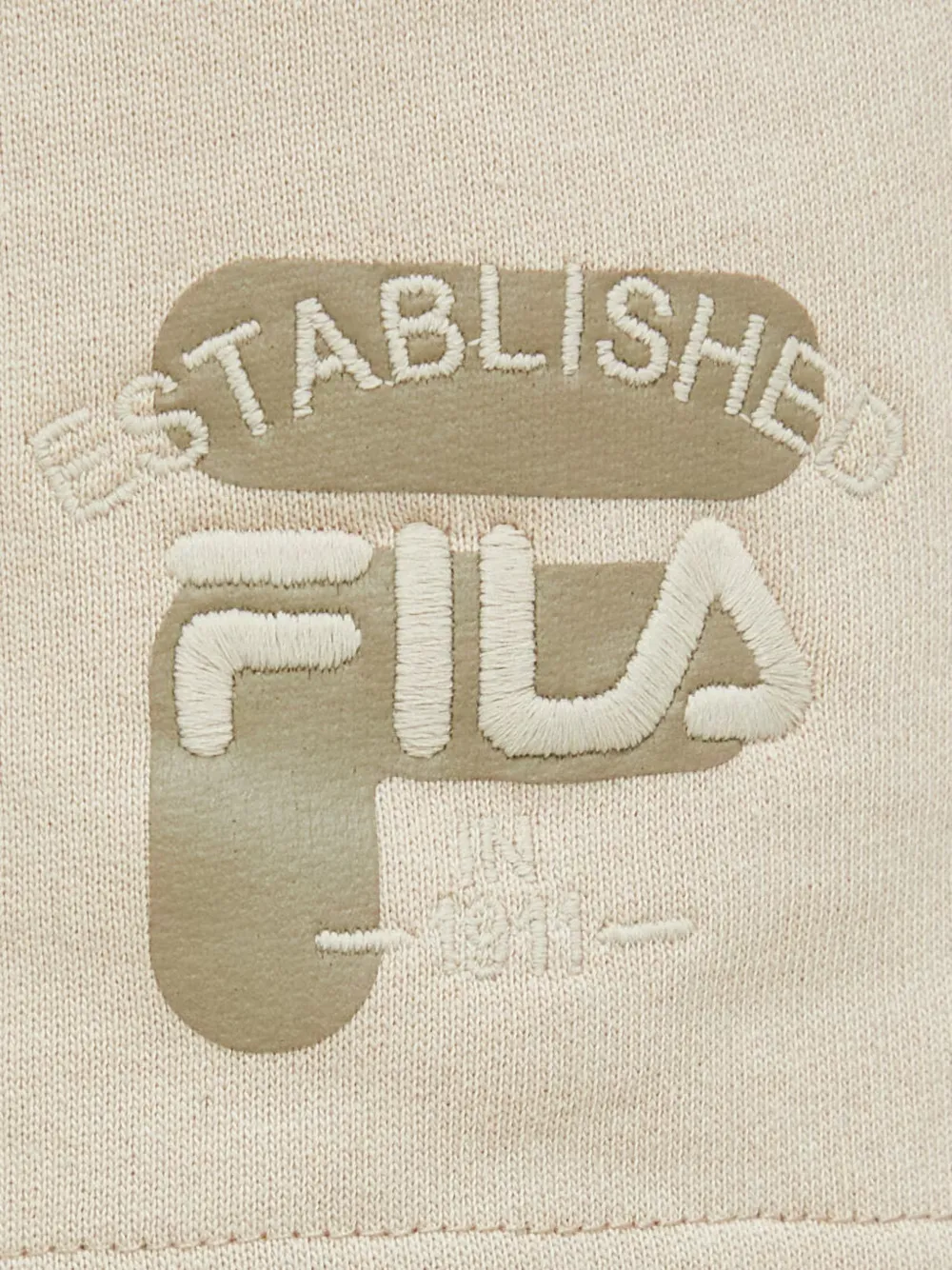 Fila logo shorts Beige