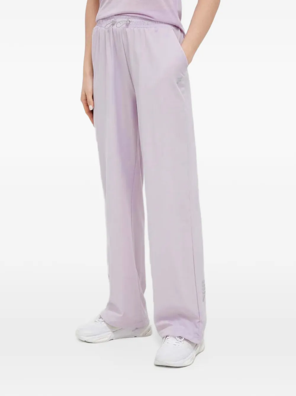 Fila Drawstring Track Pants In Purple