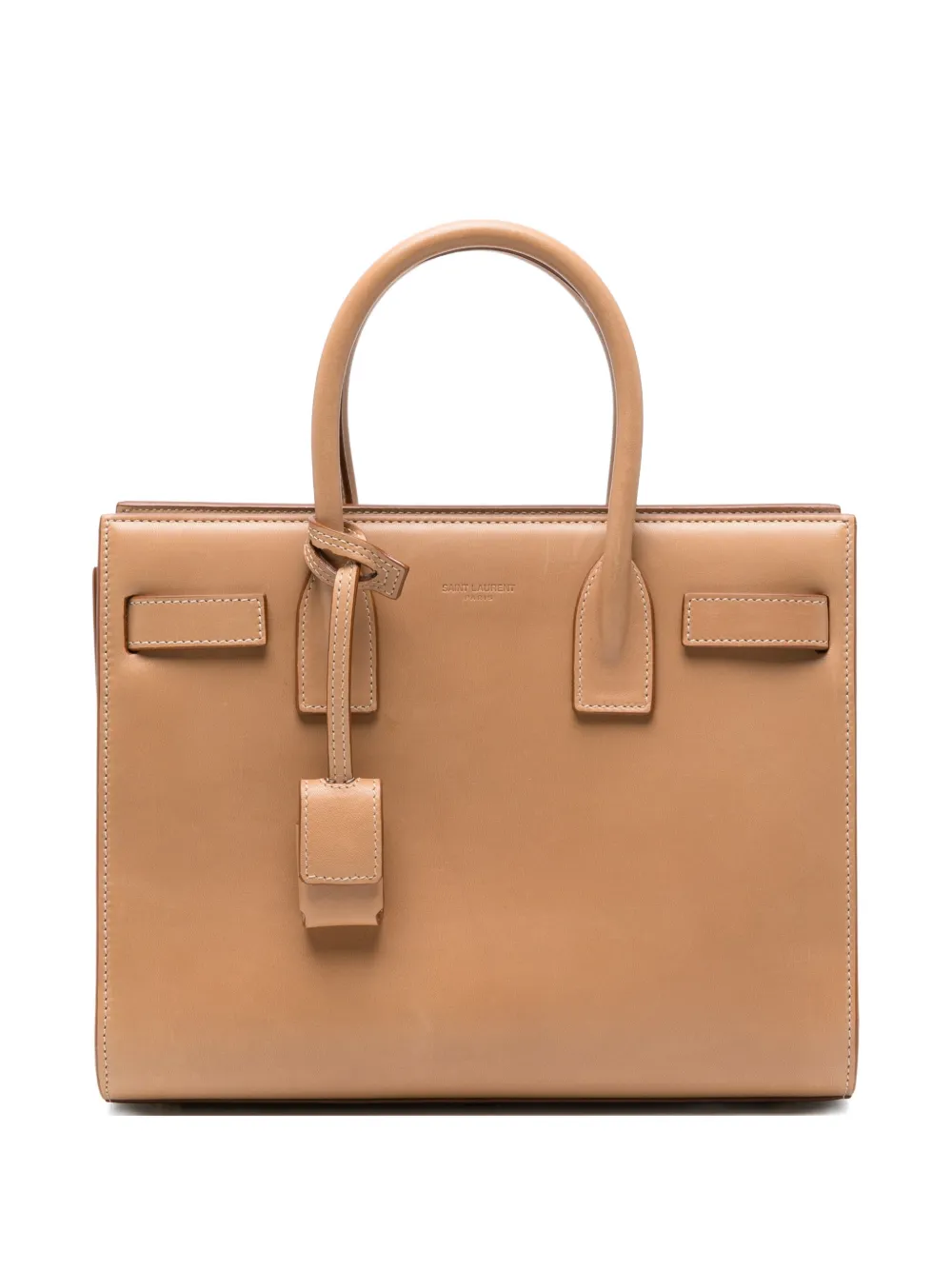 Saint Laurent Pre-Owned Sac De Jour leather tote bag - Nude