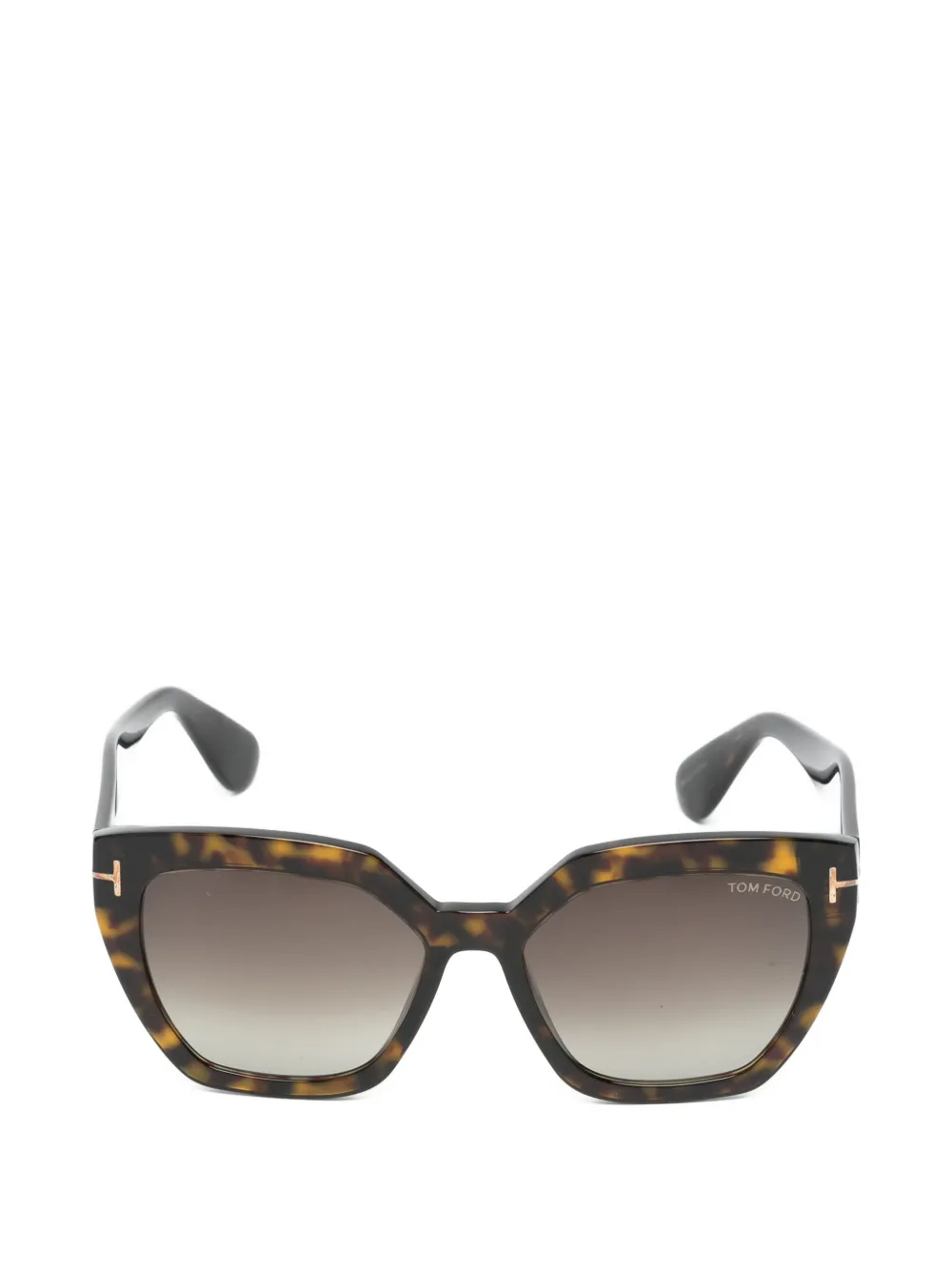 Pre-owned Tom Ford Phoebe Cat-eye Sunglasses In Brown
