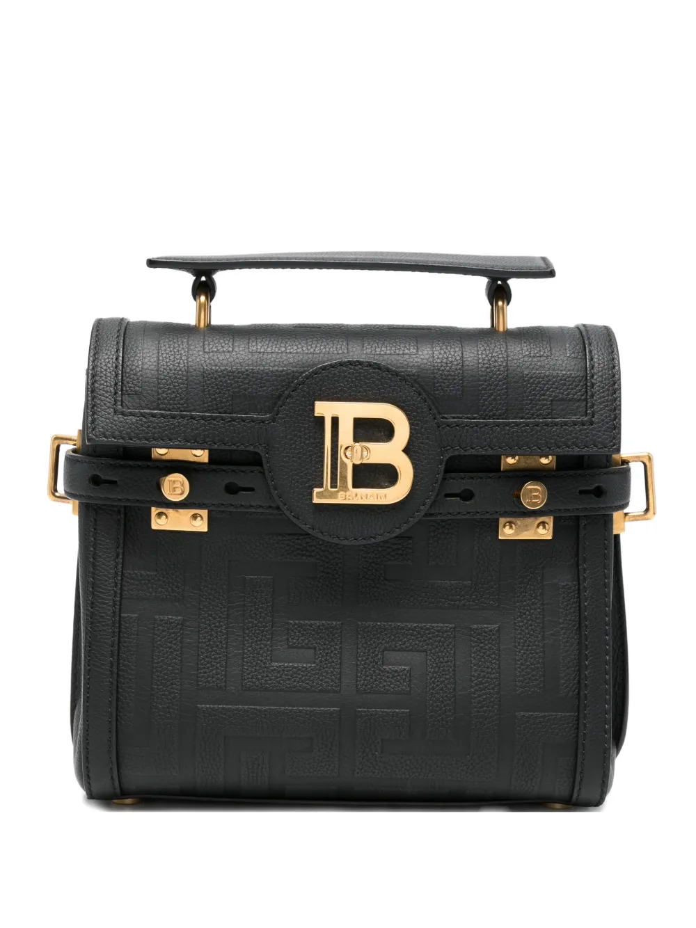 Pre-owned Balmain 23 B-buzz Tote Bag In Black