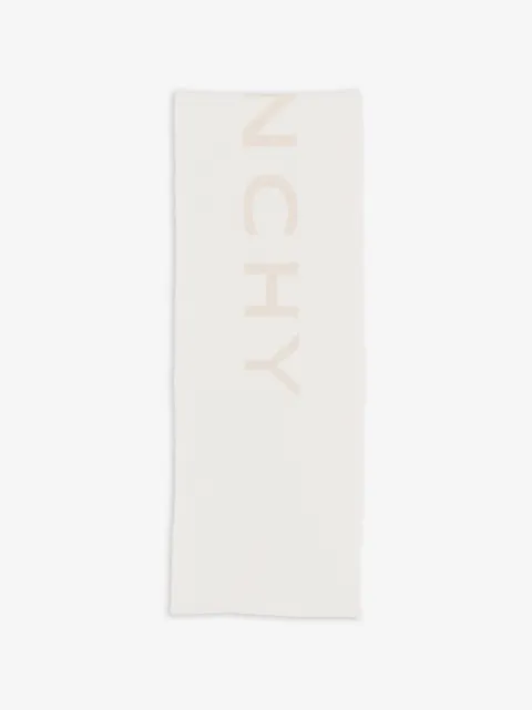 Givenchy Pre-Owned monogram intarsia-knit scarf