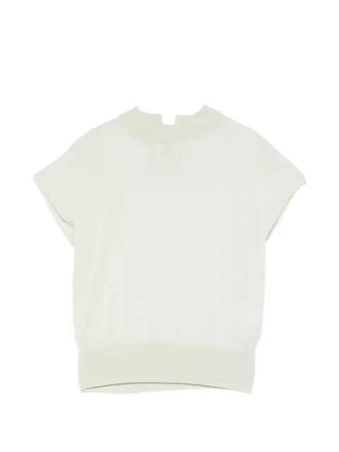 Semicouture crew-neck vest 