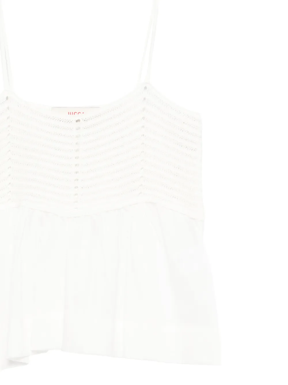  Jucca Top De Ganchillo - Blanco 