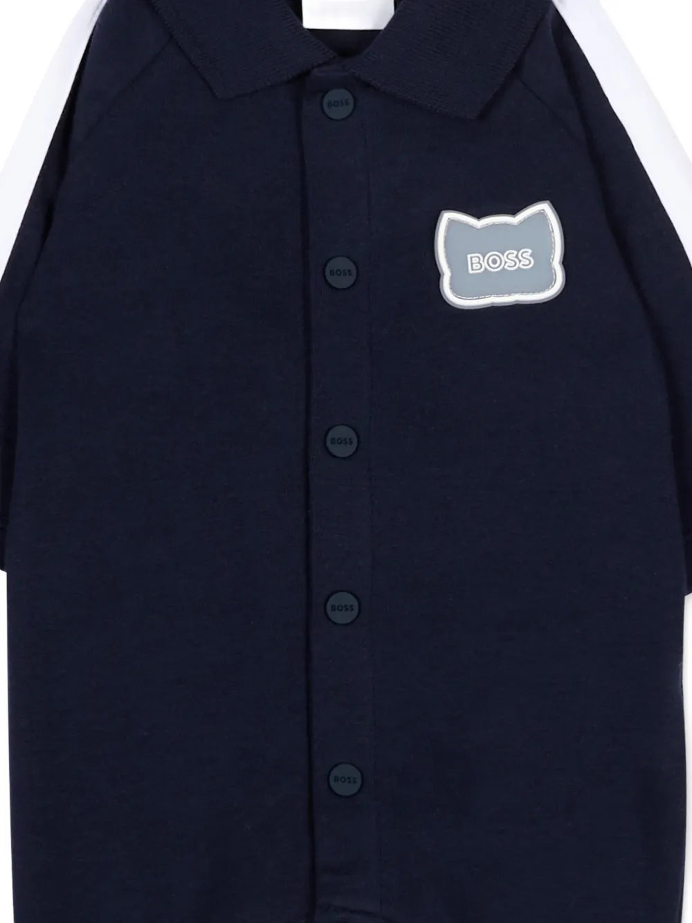 Boss Kidswear Pelele A Rayas - Azul 