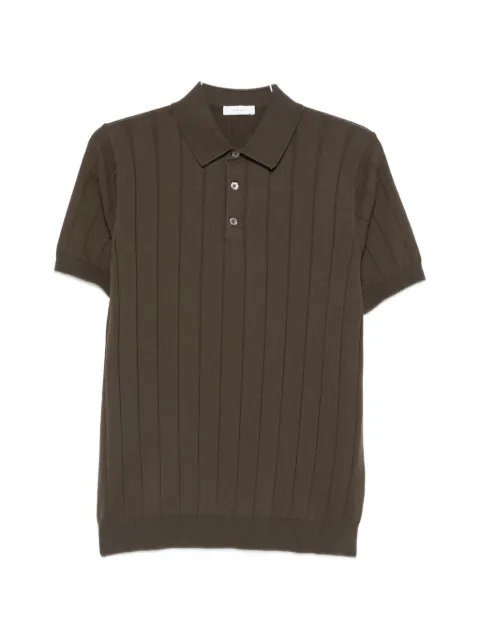 DIKTAT vertical-ribbed polo shirt