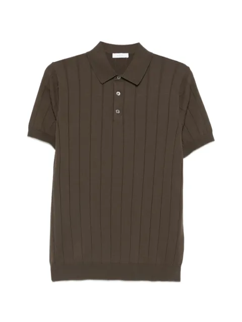 DIKTAT vertical-ribbed polo shirt