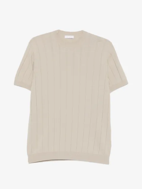 DIKTAT vertical-ribbed sweater