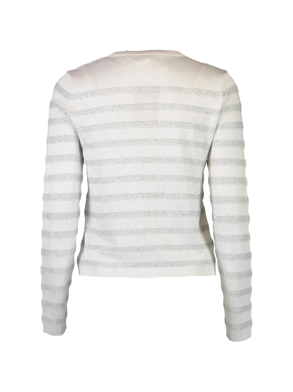  Missoni Striped Button-up Cardigan - White 