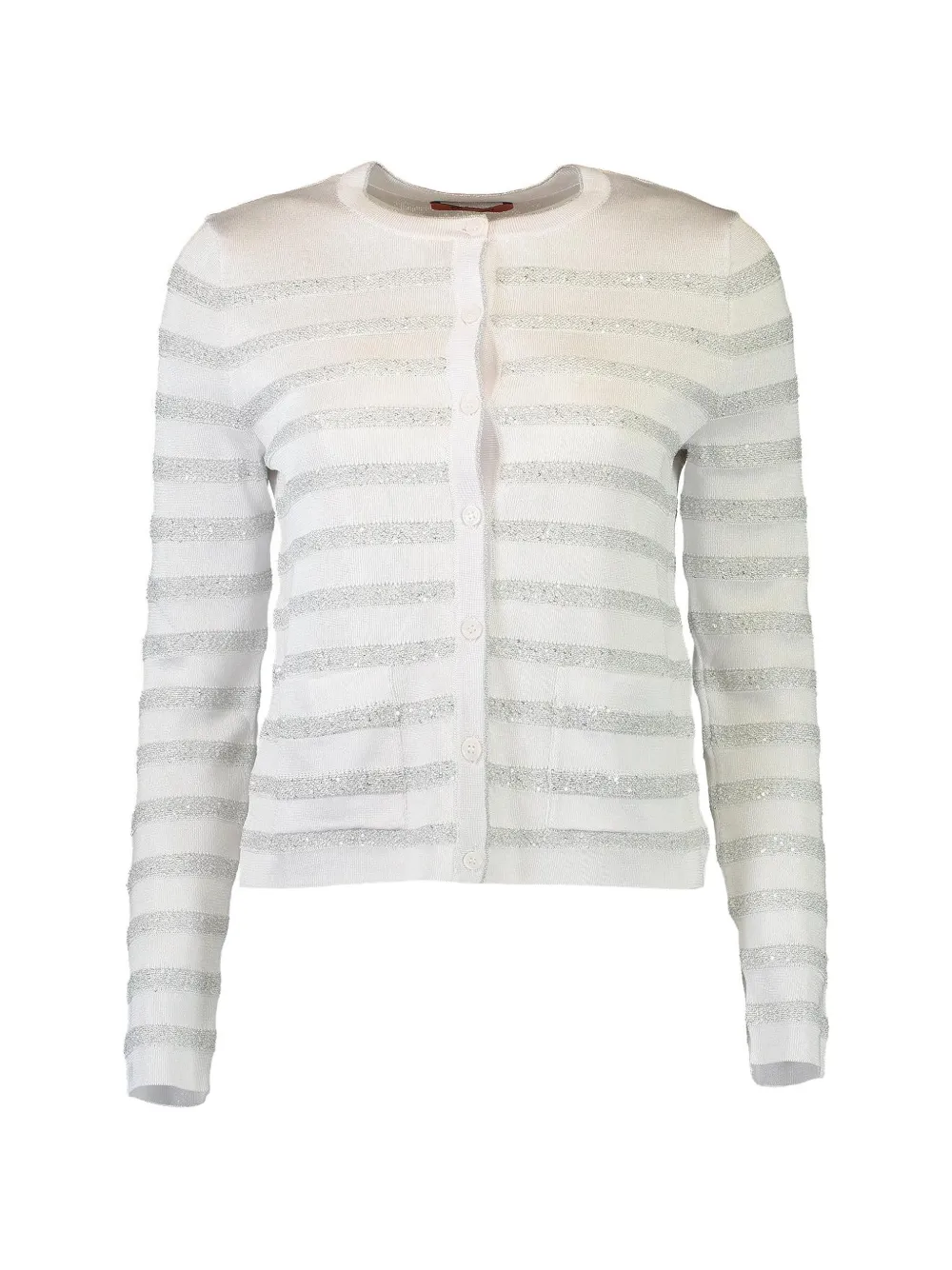 Missoni striped button-up cardigan - Bianco