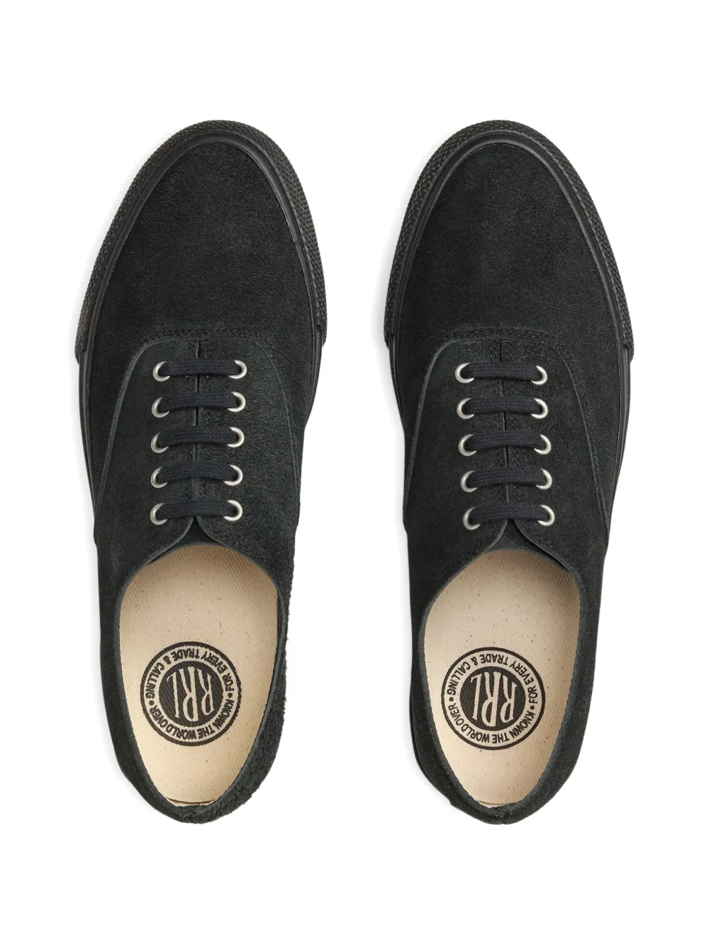 Ralph Lauren RRL Leren sneakers Zwart