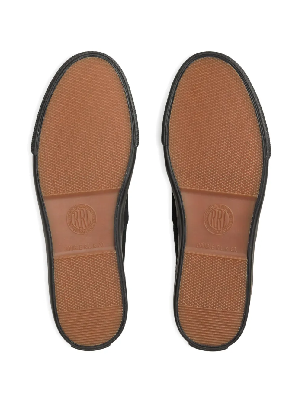 Ralph Lauren RRL Leren sneakers Zwart