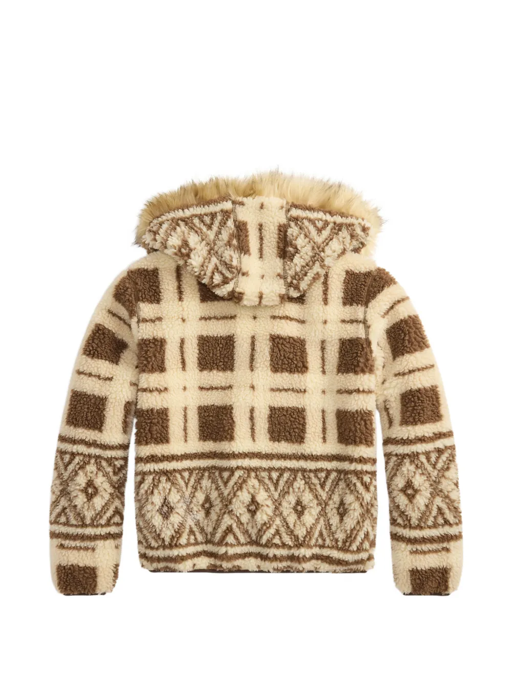 Ralph Lauren RRL Jack van imitatiebont Beige