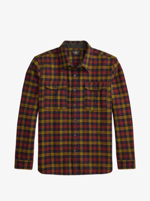 Ralph Lauren RRL camisa con bolsillo y motivo de cuadros
