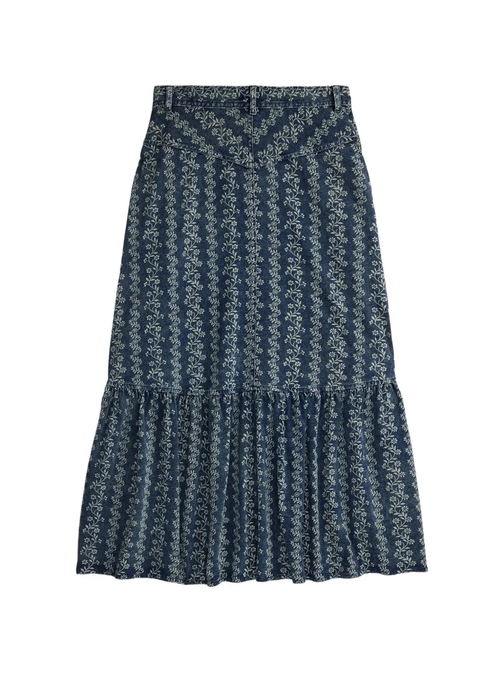 Ralph Lauren RRL A-lijnrok met bloemenpatroon Blauw