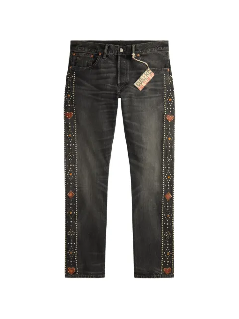 Ralph Lauren RRL jeans slim con apliques