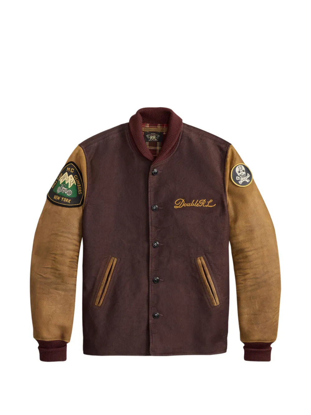 Ralph Lauren RRL Bomber con toppa - Marrone