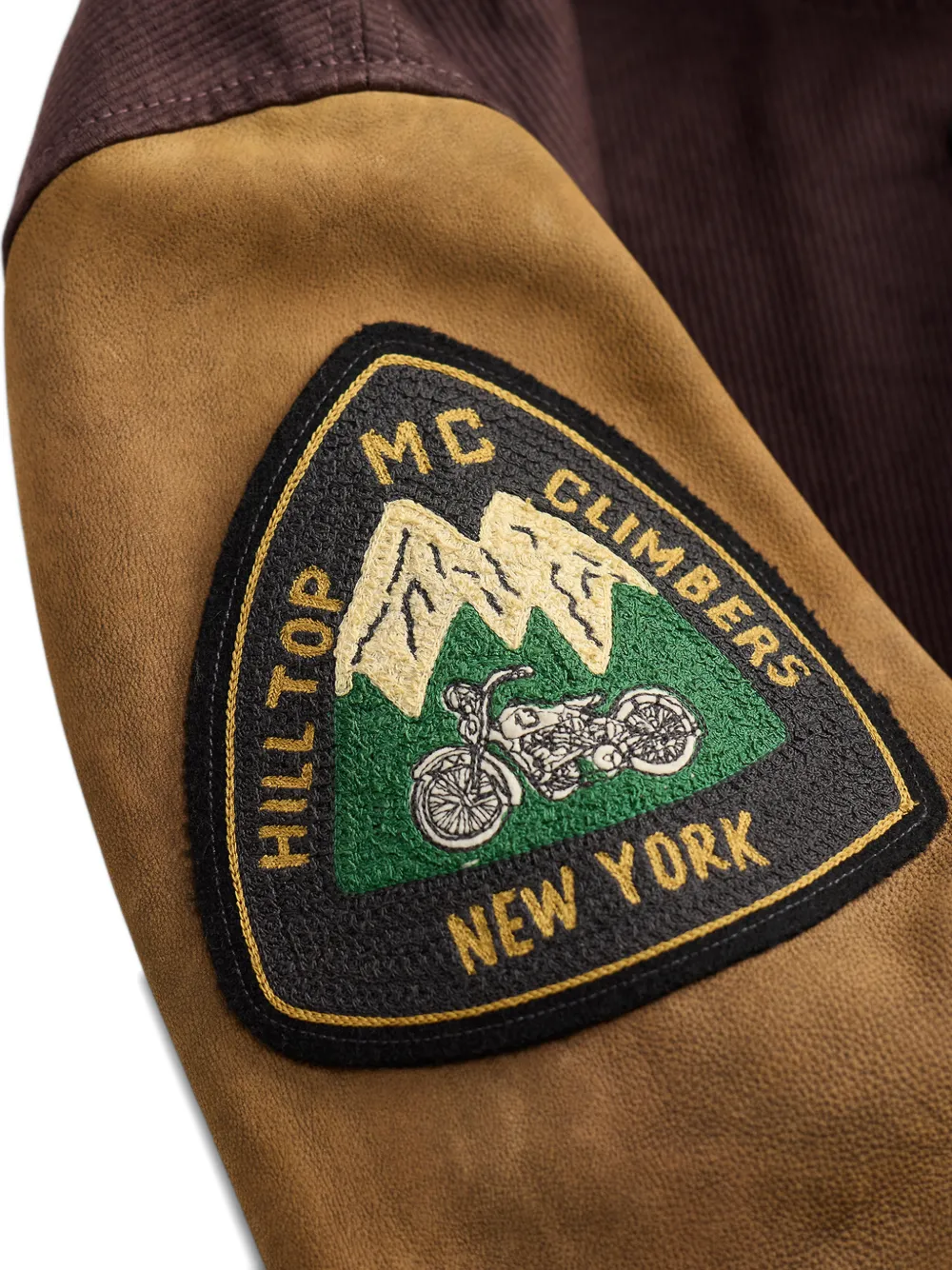 Ralph Lauren RRL Bomberjack met patch Bruin