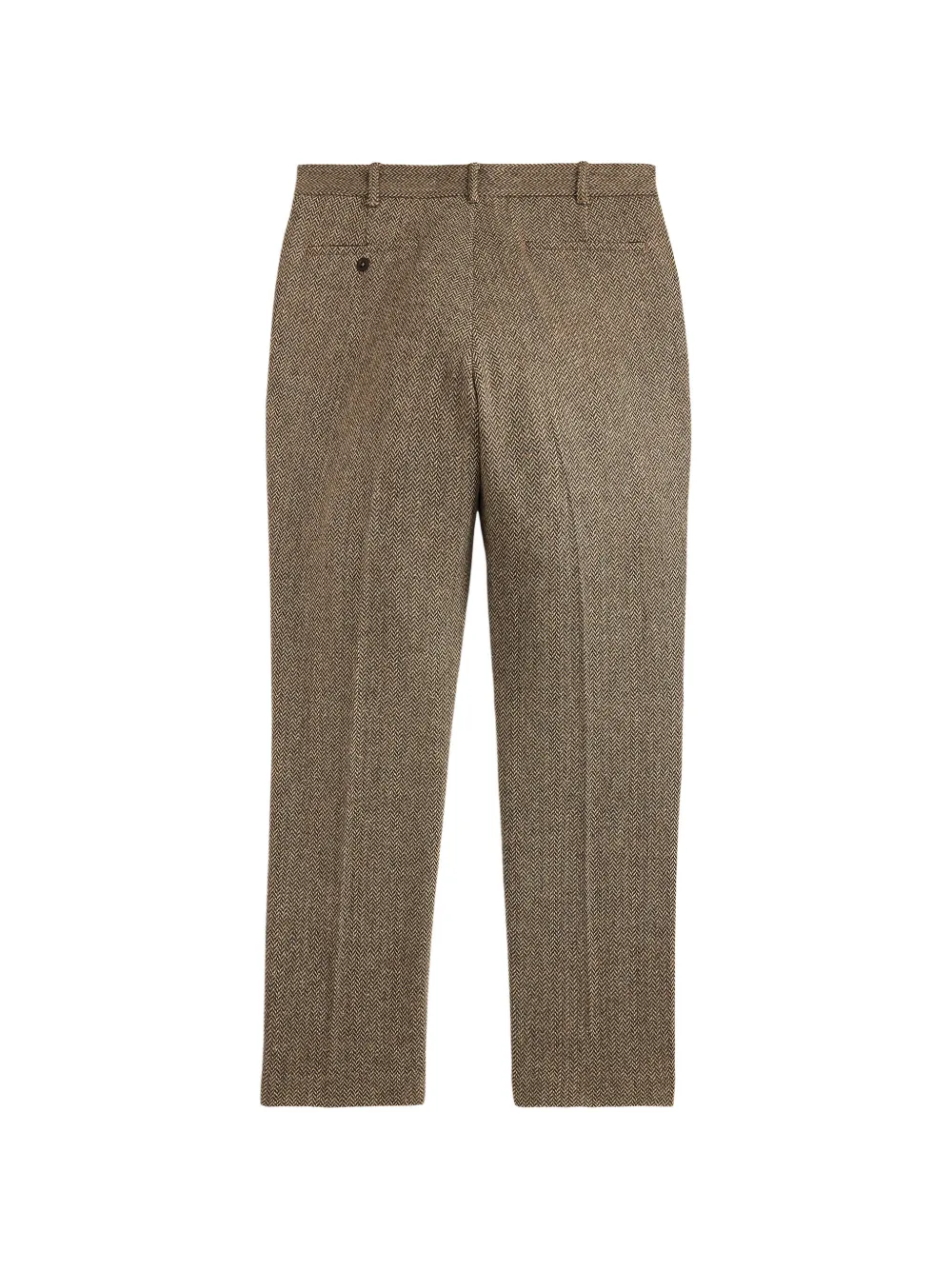 Ralph Lauren RRL Plooibroek met visgraatpatroon Bruin