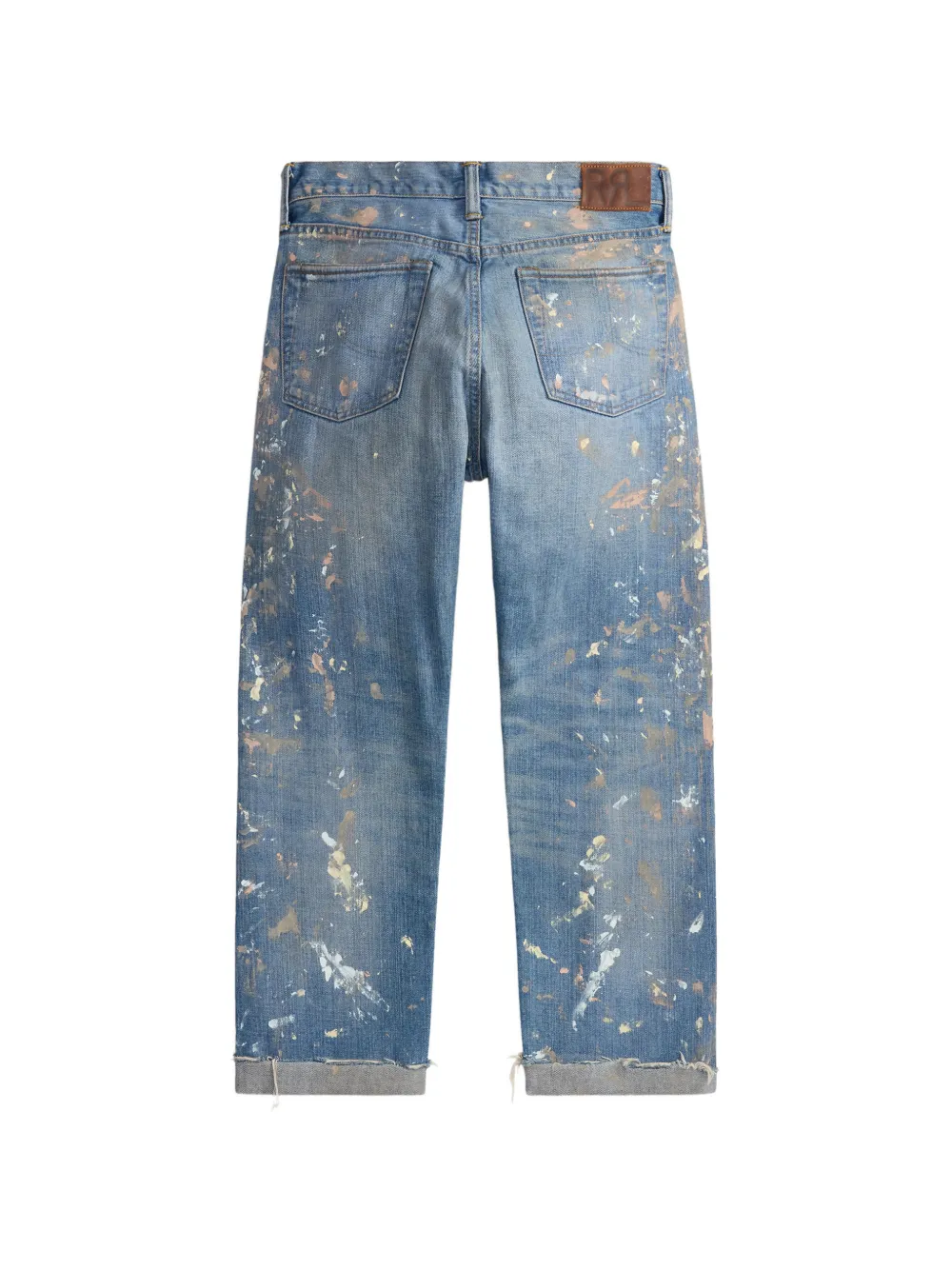 Ralph Lauren RRL Broek met spatten Blauw