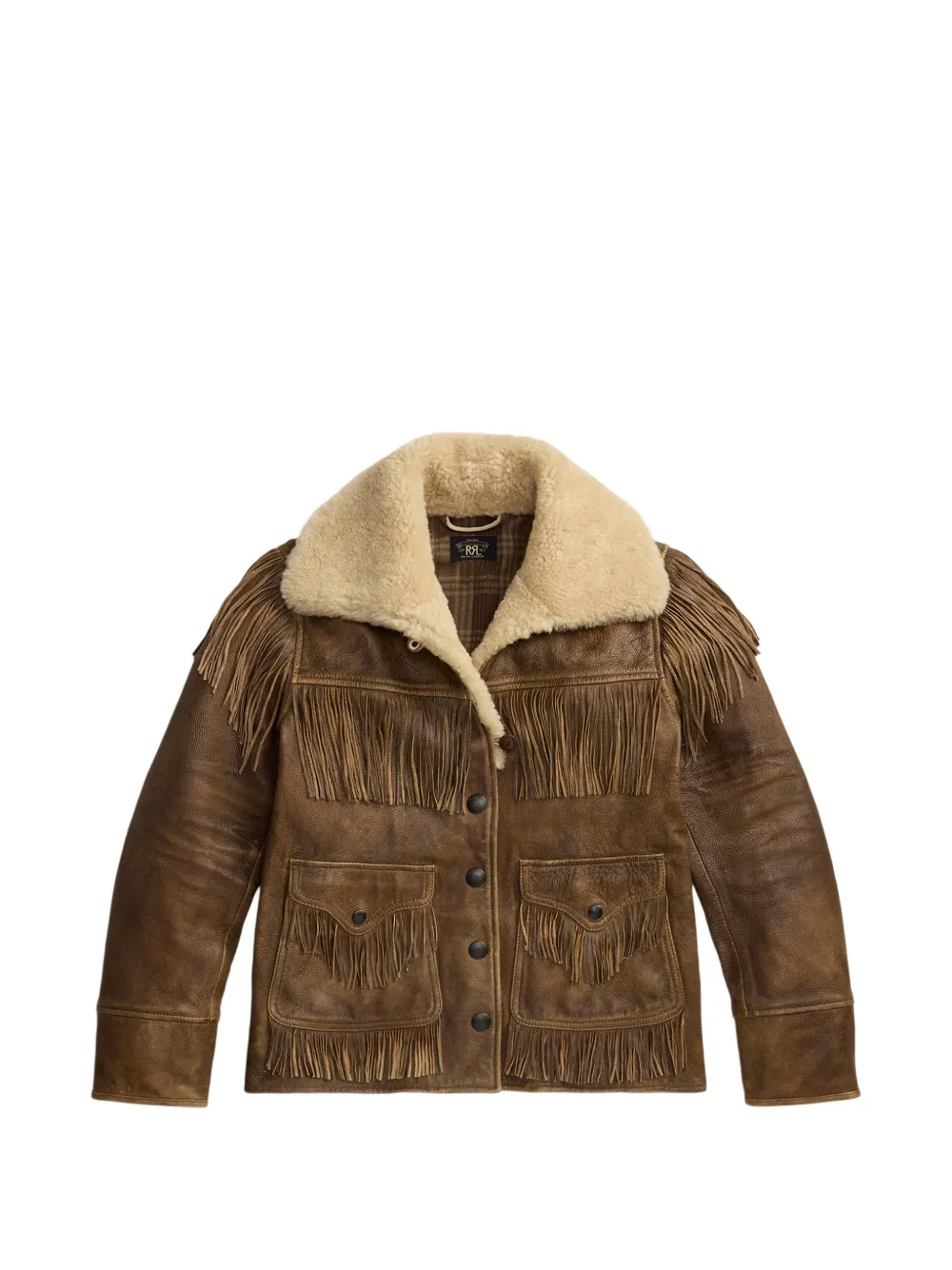 Ralph Lauren RRL Pelliccia con frange - Marrone