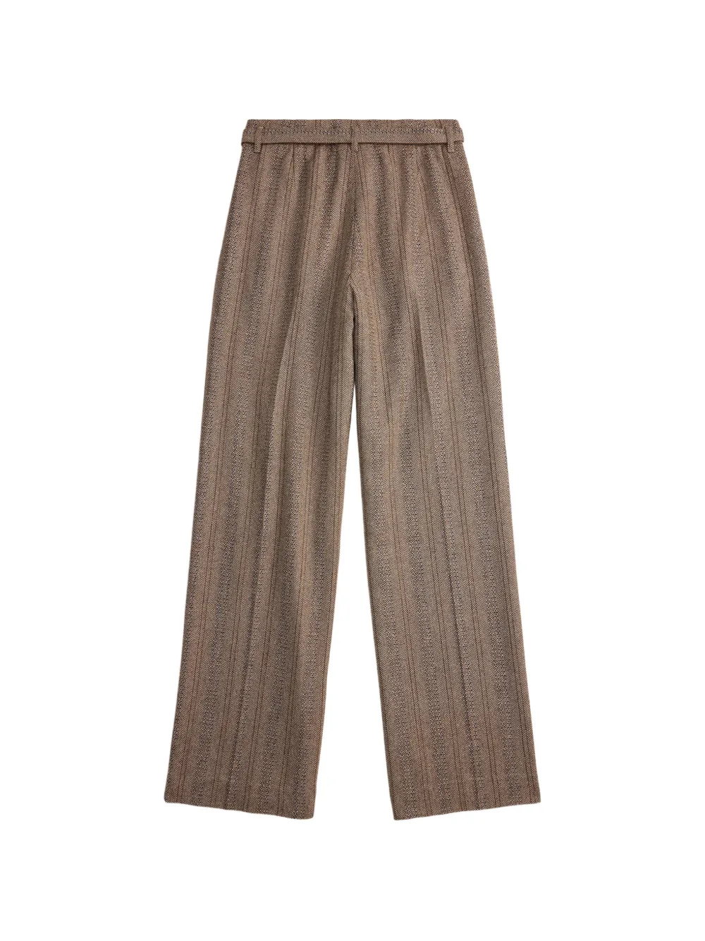 Ralph Lauren RRL Plooibroek met visgraatpatroon Bruin