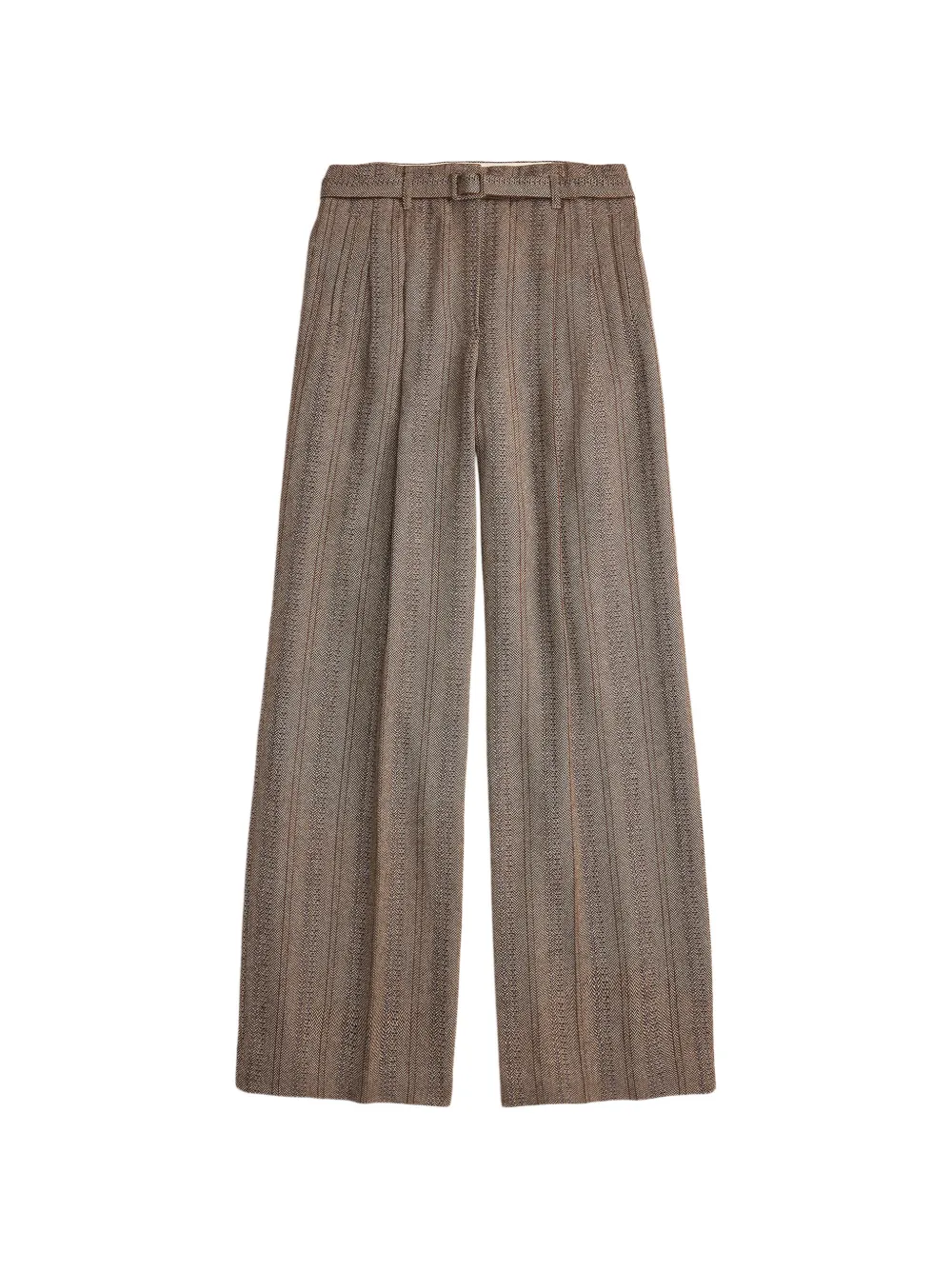 Ralph Lauren RRL pantalon plissé à motif de chevrons - Marron