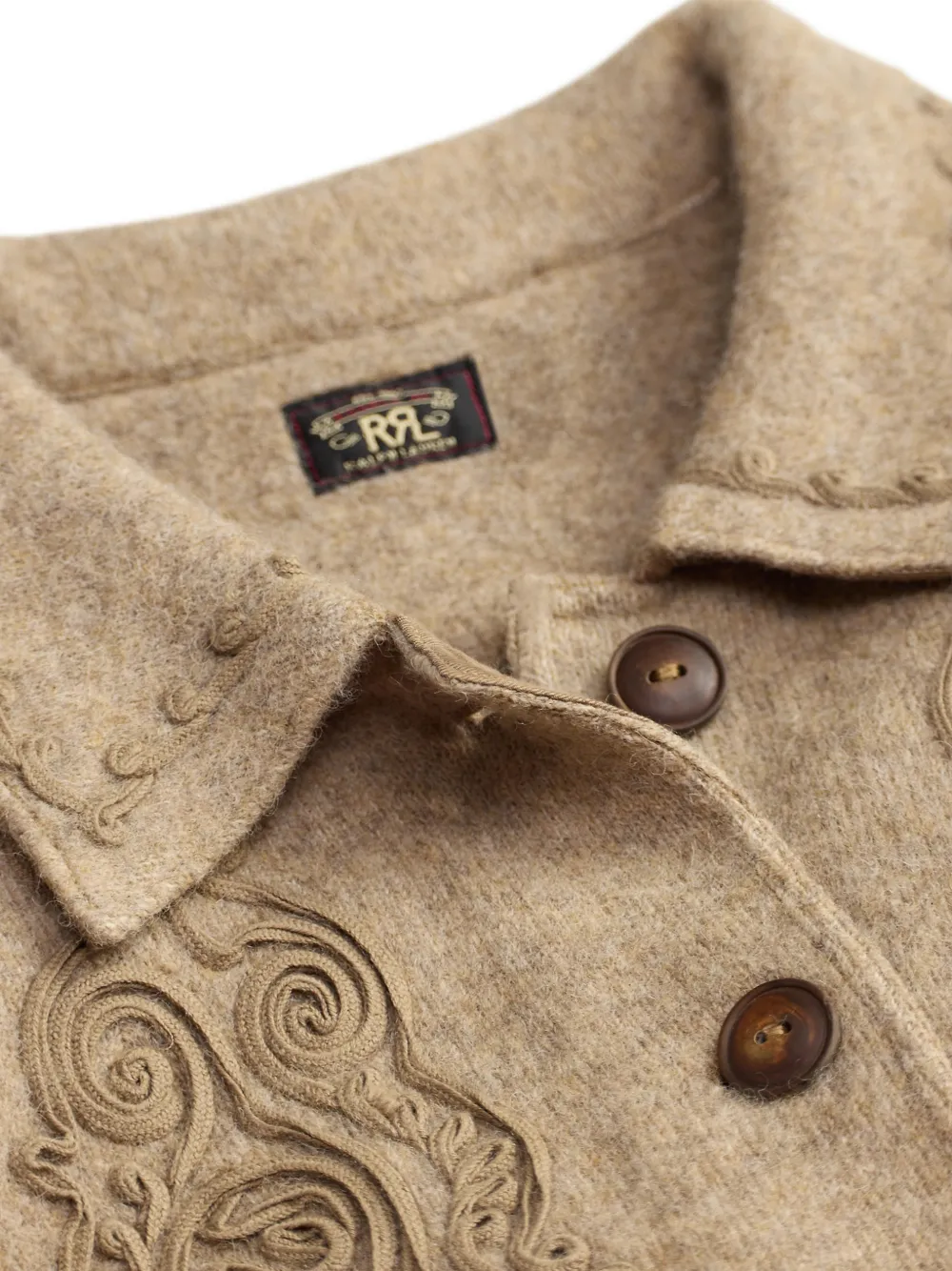 Ralph Lauren RRL Jas verfraaid met knopen Beige