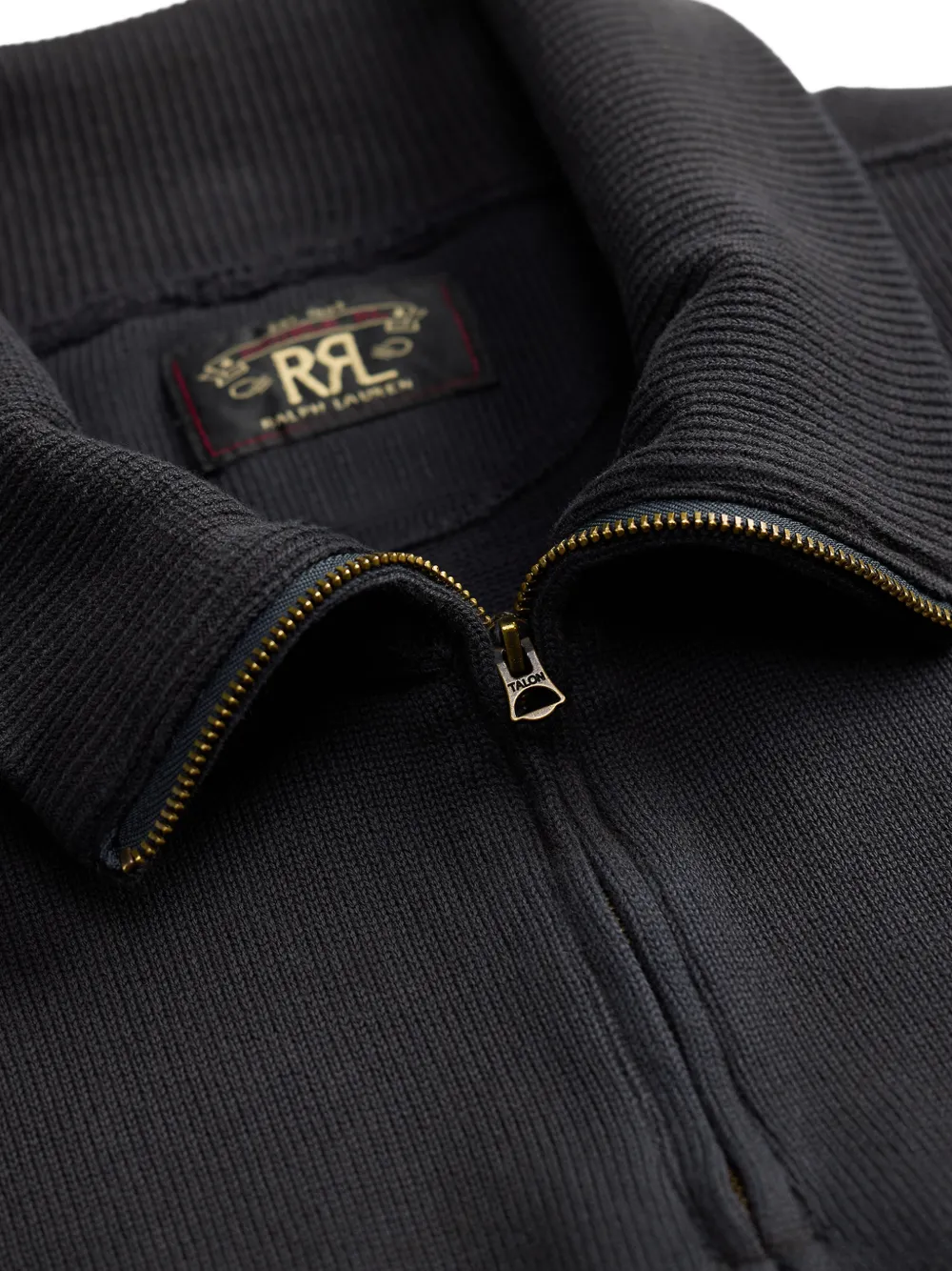 Ralph Lauren RRL Trui met lange mouwen en rits Zwart