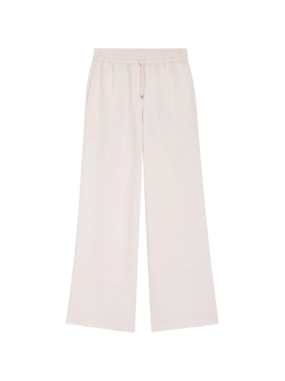 BOSS ^ broek met wijde pijpen en elastische tailleband Roze