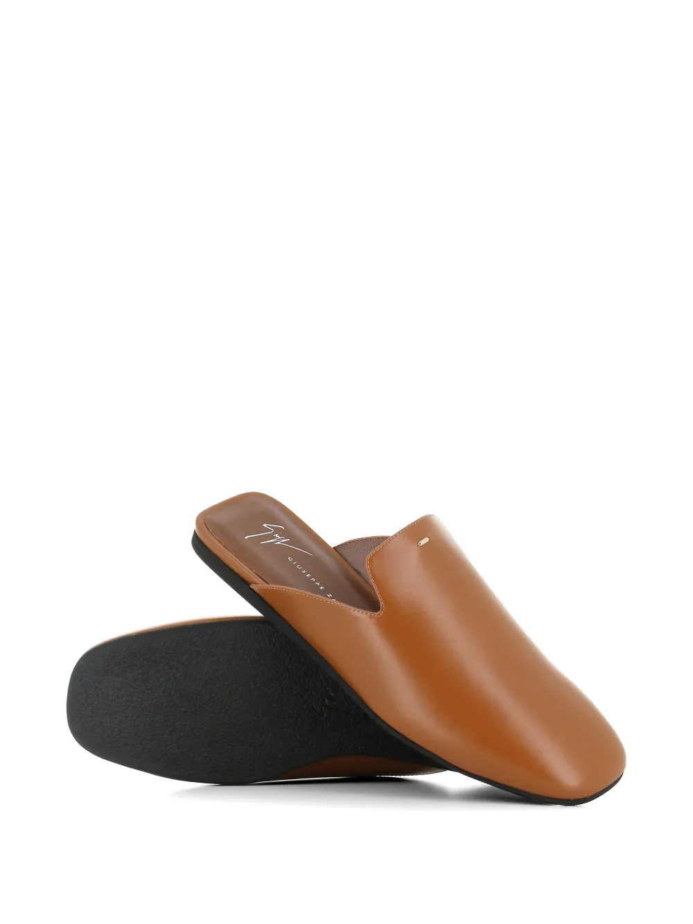 Giuseppe Zanotti Leren muiltjes Bruin