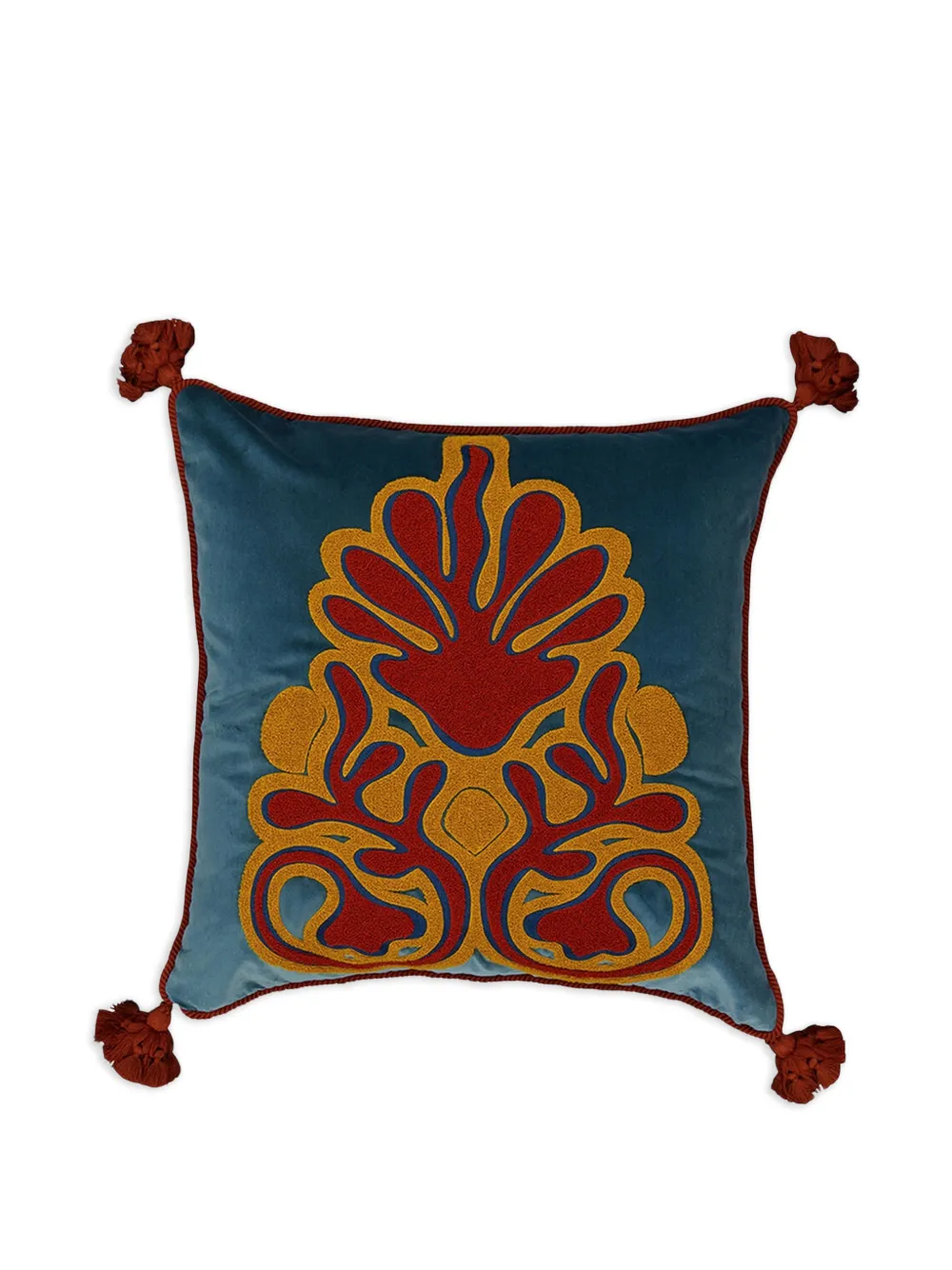 HOUSE OF CAPRICORN Teles Kissen (60x60cm) - Blau