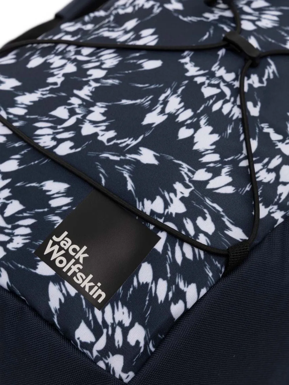 JACK WOLFSKIN Rugzak met bungee-koord en abstracte print Blauw