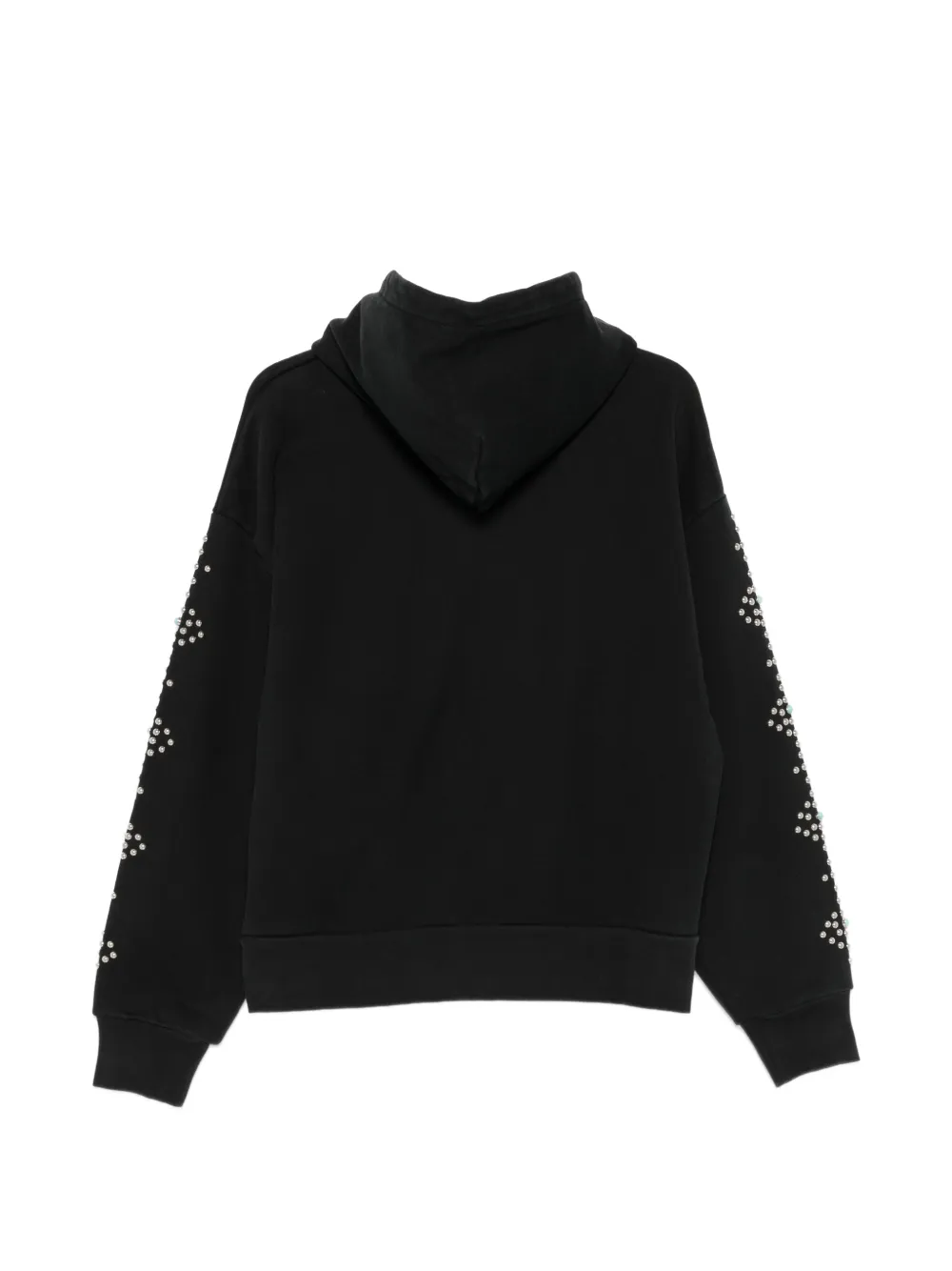 KidSuper Dove & Eye hoodie verfraaid met studs en rits Zwart