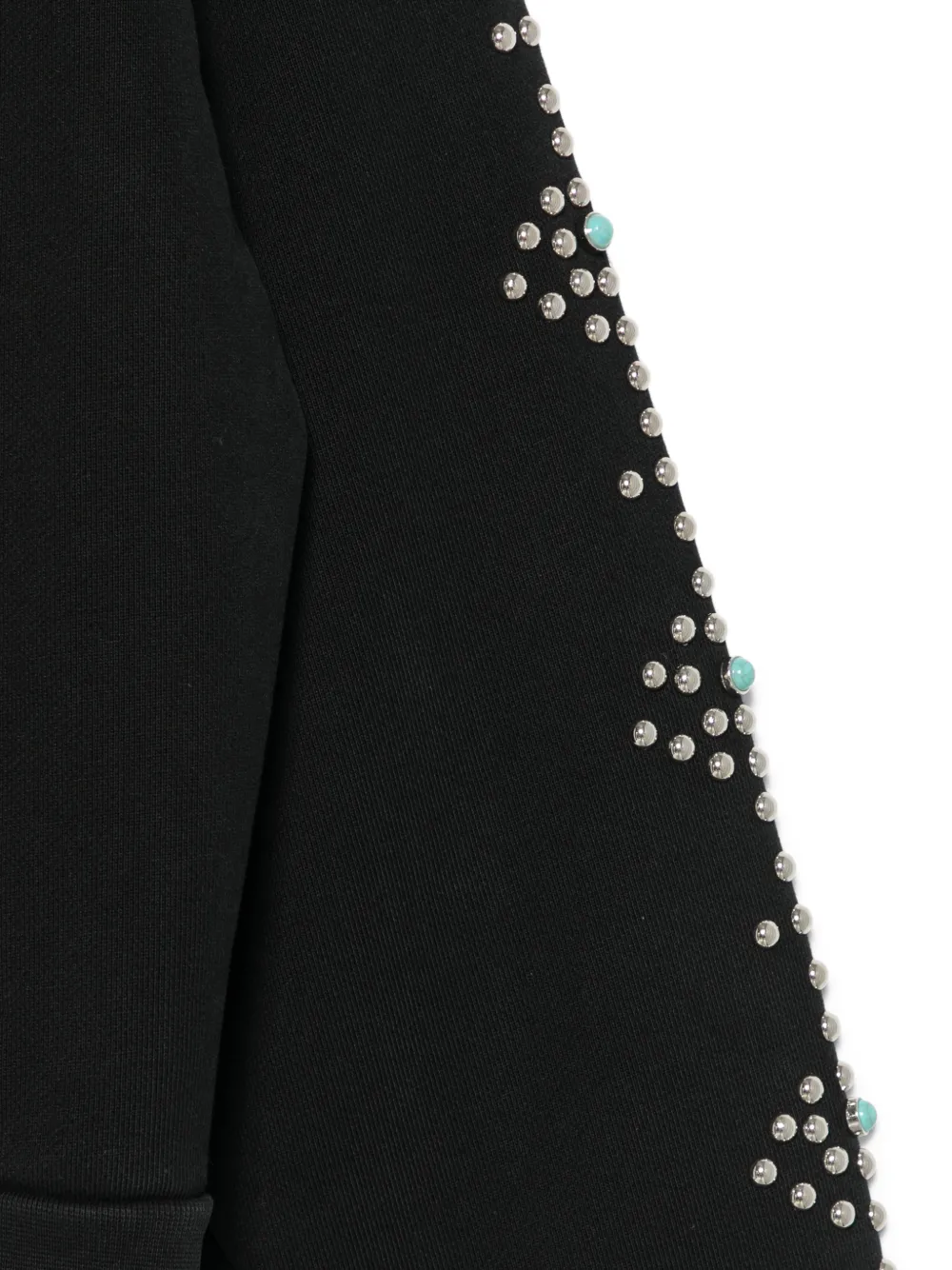 KidSuper Dove & Eye hoodie verfraaid met studs en rits Zwart