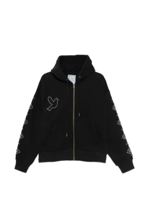 Casablanca ジップアップ パーカー | ブラック | FARFETCH JP